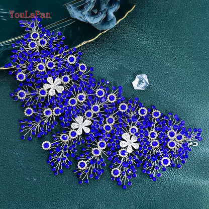 Luxury Bridal Crown Wedding Hair Accessories Bridal Tiara and Headdress Rhinestone Headband for Women Headpiece HP240