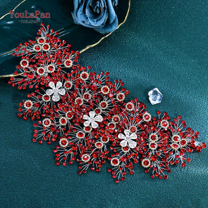 Luxury Bridal Crown Wedding Hair Accessories Bridal Tiara and Headdress Rhinestone Headband for Women Headpiece HP240