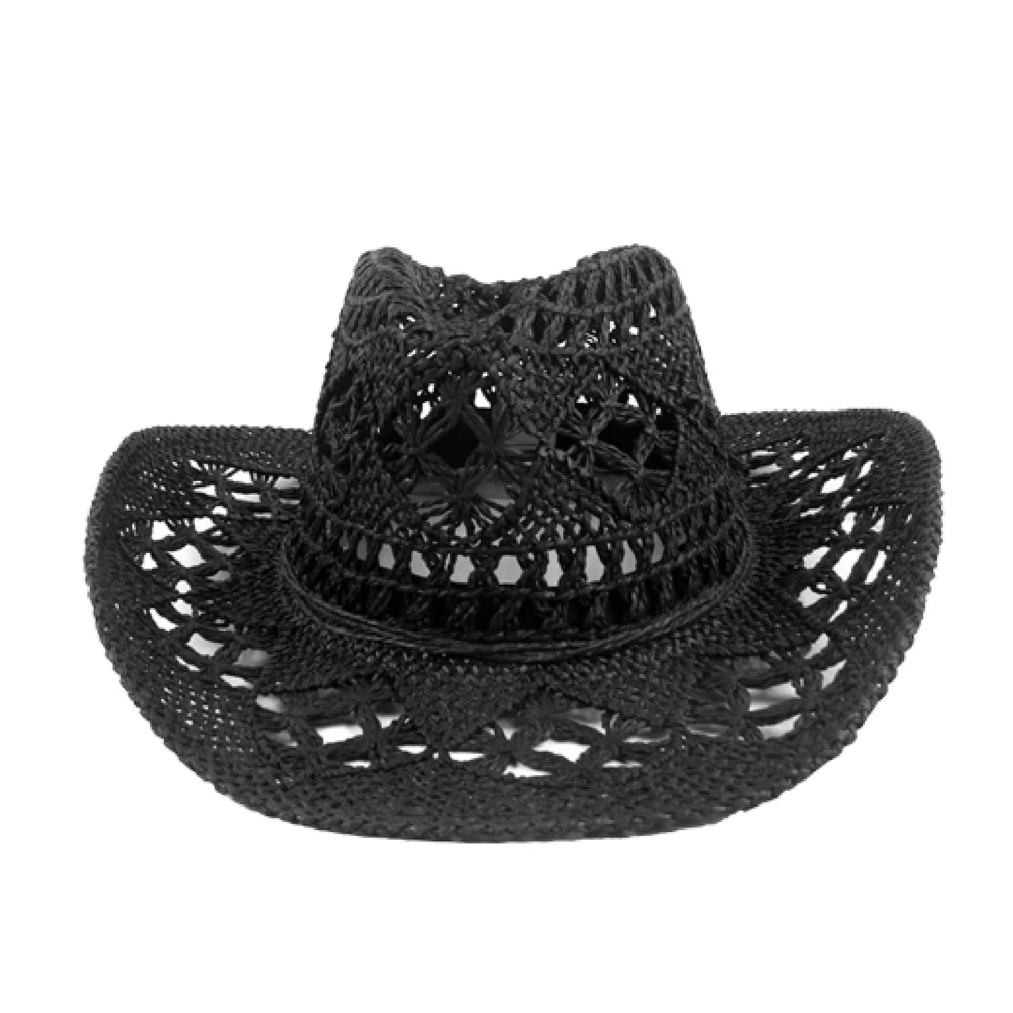 Straw Cowboy Hat Wide Brim Sun Hat Cowgirl Summer Panama Hat Men Women Sombrero Travel Outdoor Family Hat