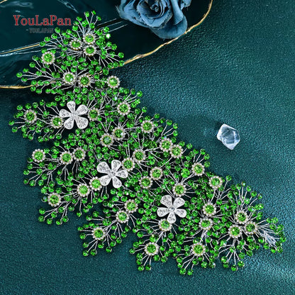 Luxury Bridal Crown Wedding Hair Accessories Bridal Tiara and Headdress Rhinestone Headband for Women Headpiece HP240