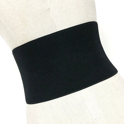 Plus Size Elastic Corset Belt Female Waist Wide Belts for Women High Quality Stretch Cummerbunds Designer Big Dress Waistband